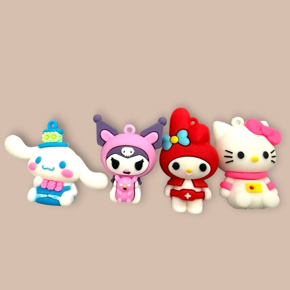 Sanrio Character Mini Figures Hello Kitty My Melody Kuromi‎ Cinnamoroll Lot